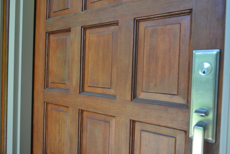 Front Door Staining Traditional Entry New York by Monk's Home
