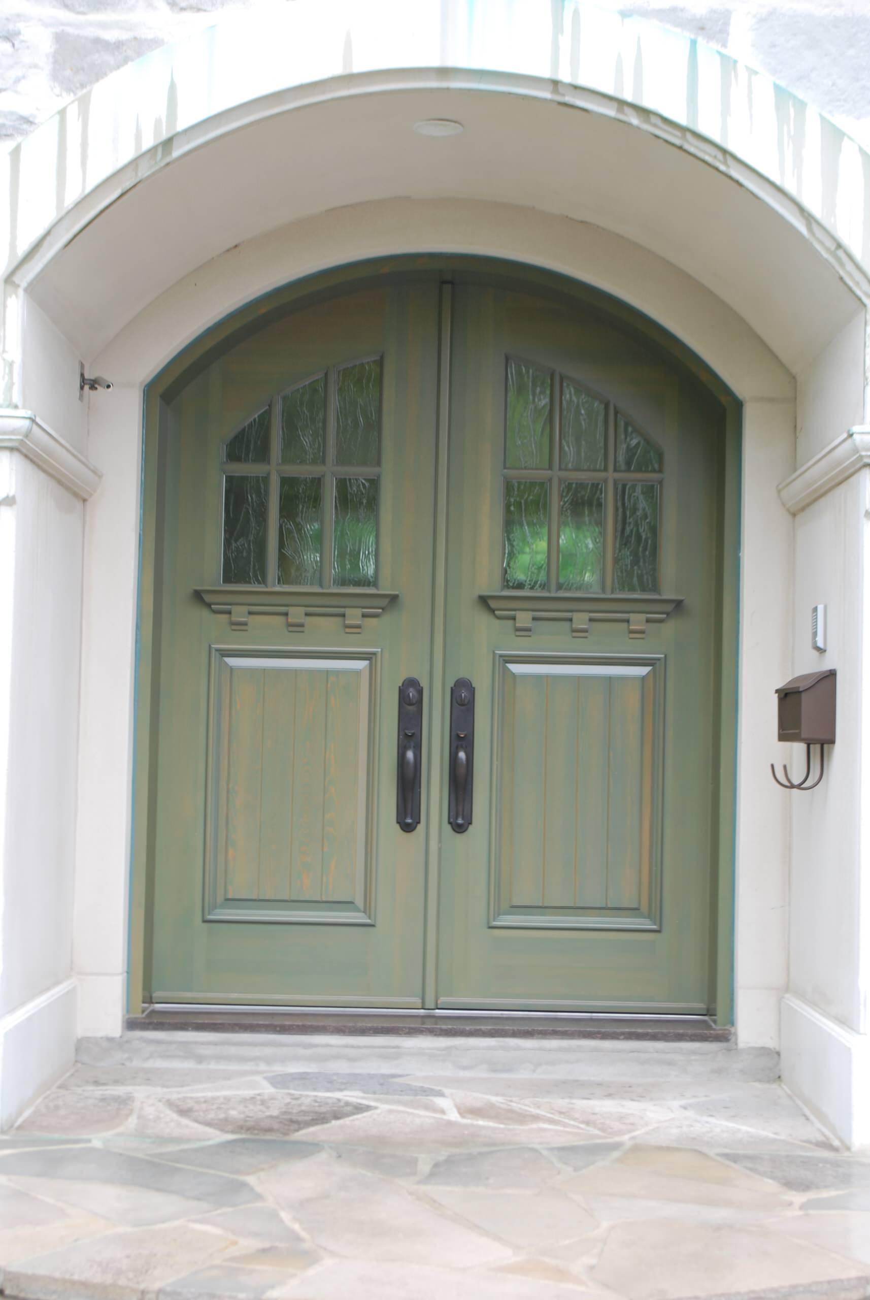 75 Double Front Door with a Green Front Door Ideas You'll Love - October,  2022 | Houzz