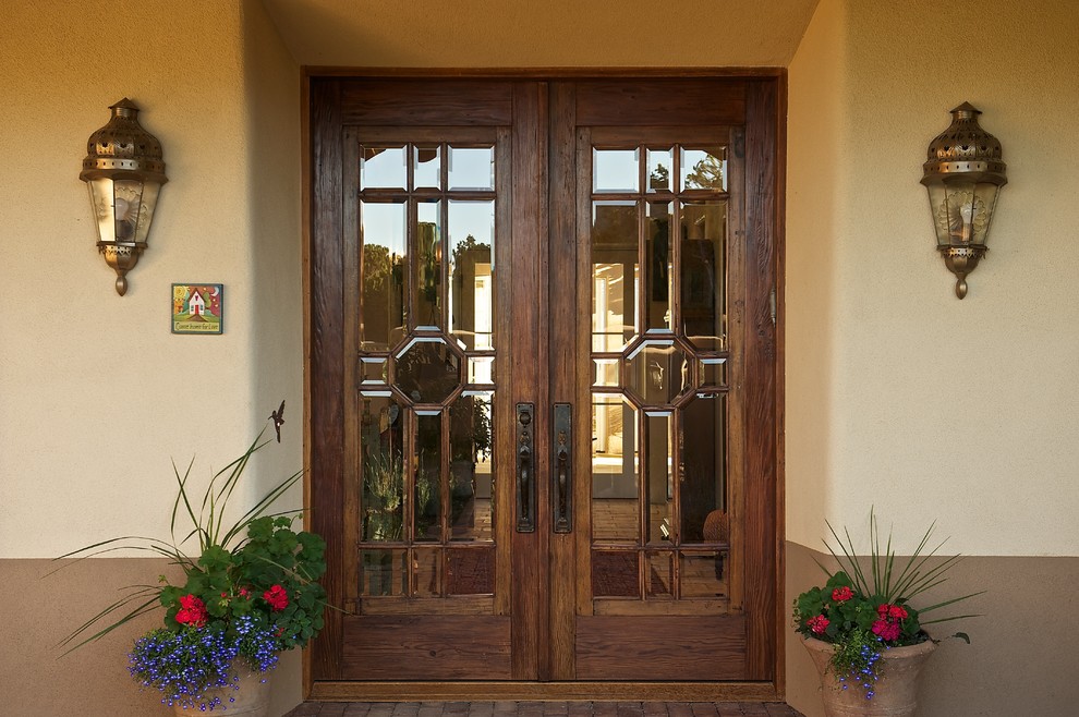 Front Doors Traditional Entry Albuquerque by Woods Design