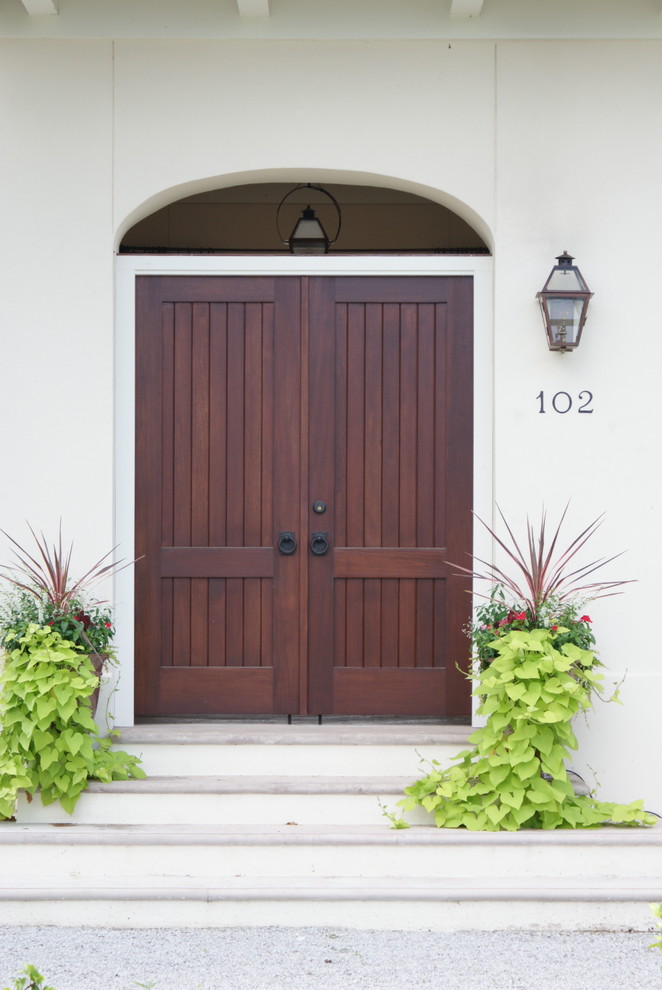 Design ideas for a traditional entrance in Charlotte.