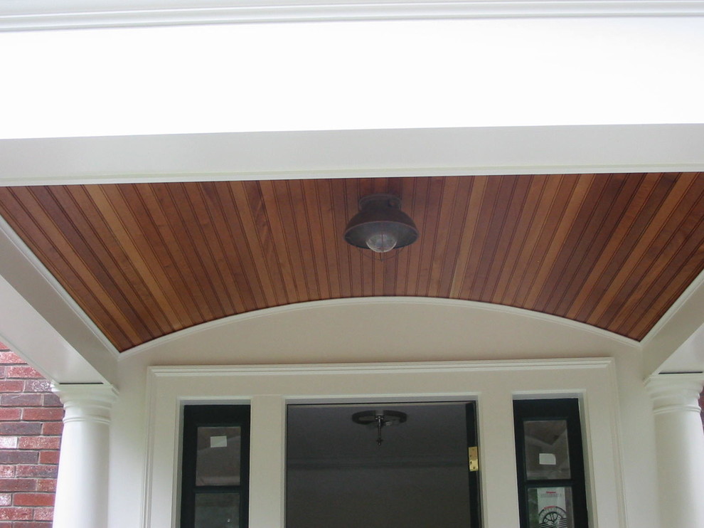 Front Entry in Westwood MA Traditional Entrance Boston by