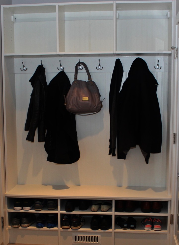 Front Hall Bench Traditional Entry Calgary by Calgary Custom Closets Alberta Ltd Houzz