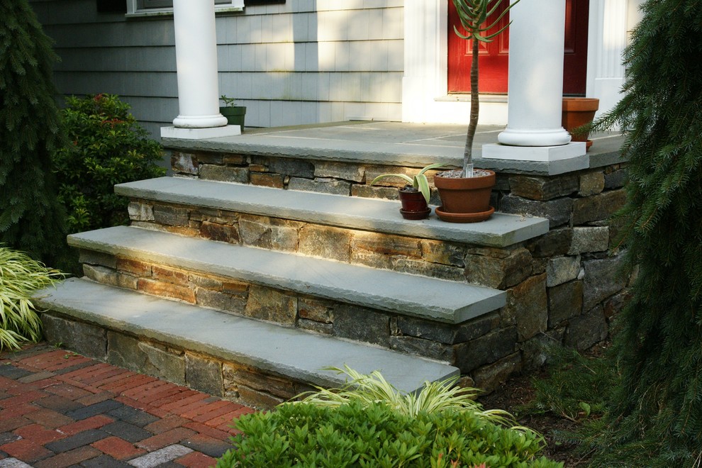 Inspiration for a traditional entrance in Boston.