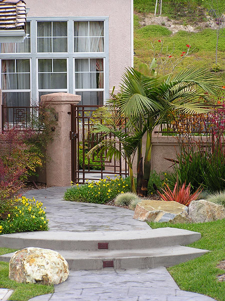 This is an example of a classic entrance in San Diego.