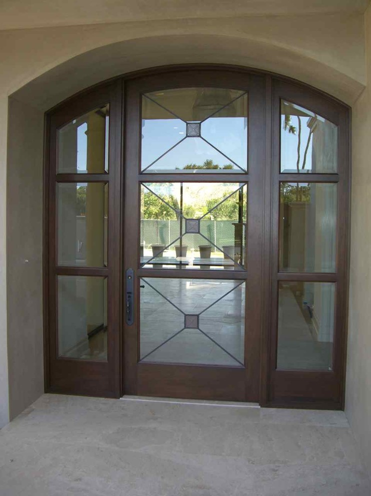 Glass Doors Frosted Glass Front Entry Doors CROSS HATCH LEADED