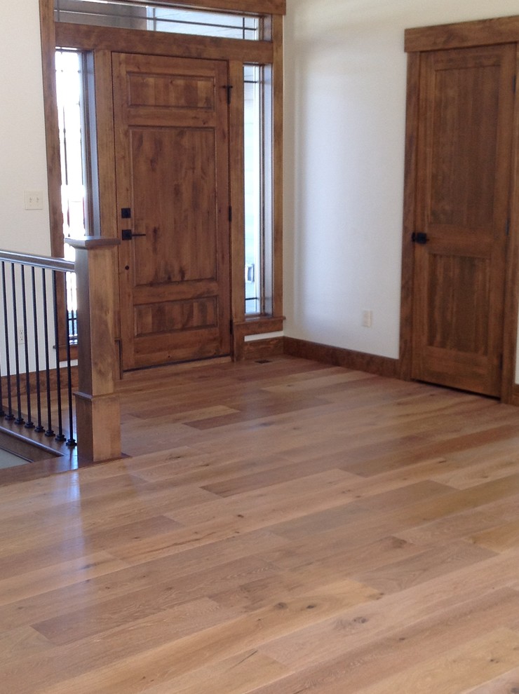 Hallmark Hardwood floors Craftsman Entry Seattle by Quality