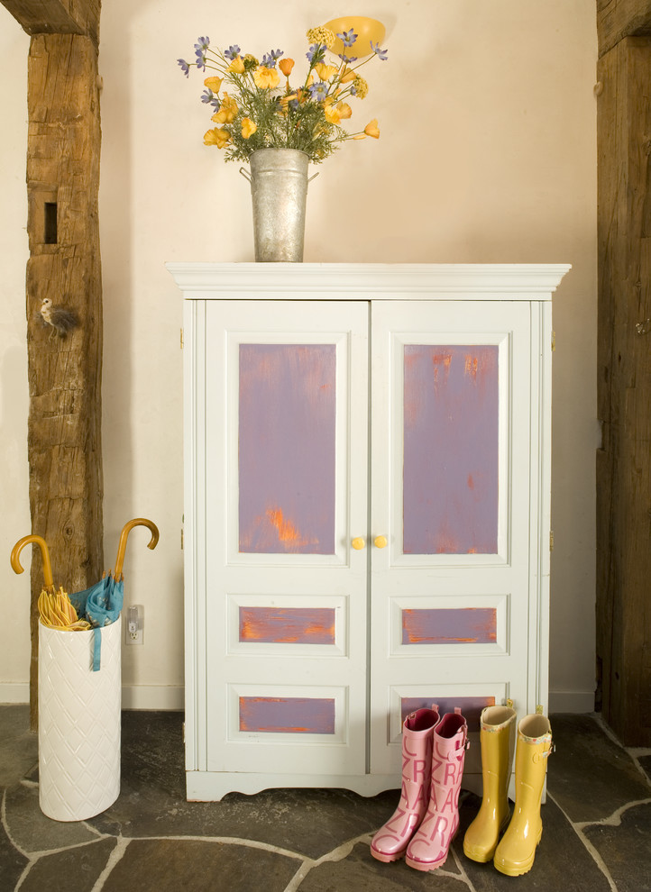 Example of a mountain style mudroom design in San Francisco
