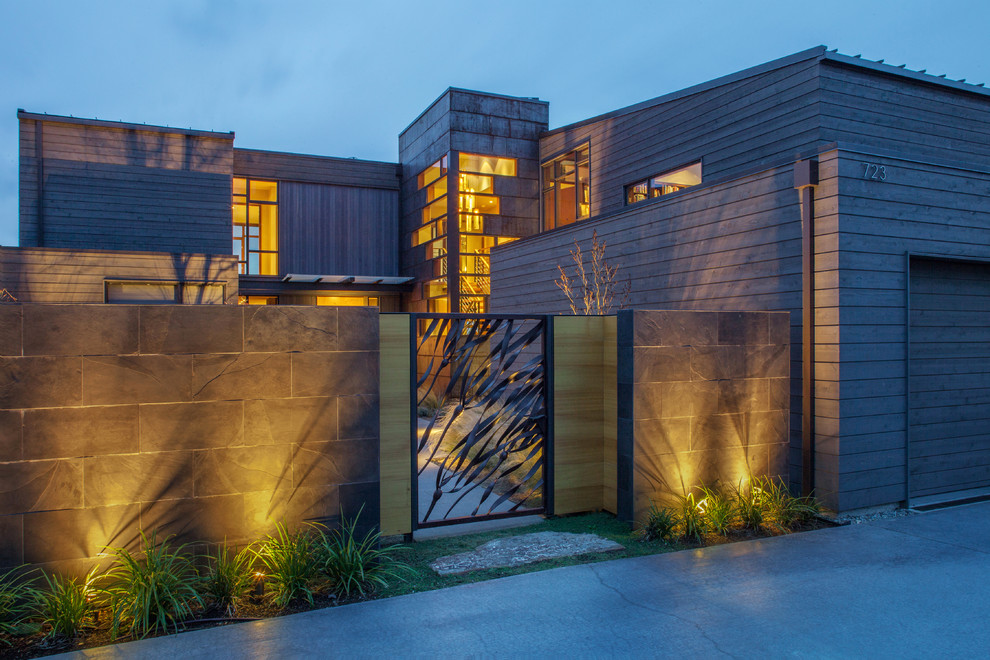 Inspiration for a medium sized contemporary entrance in Seattle.