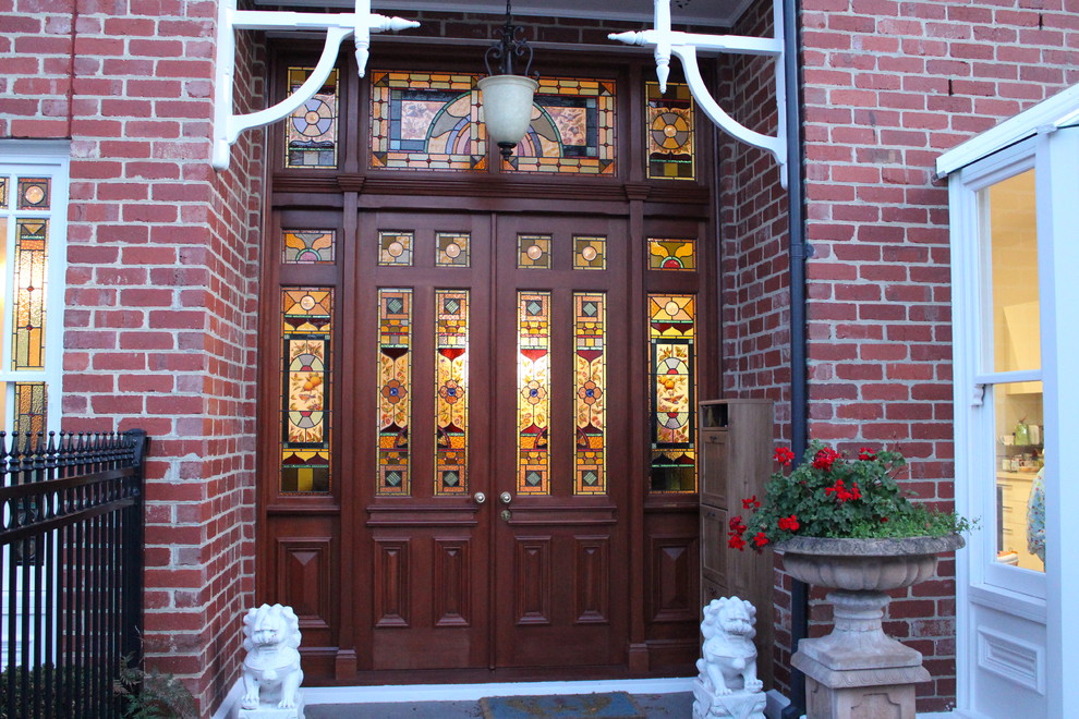 Photo of a classic front door in Melbourne with a double front door.