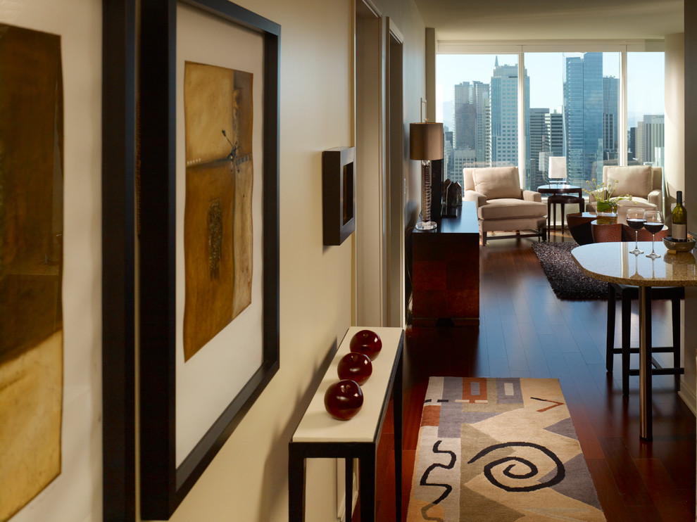 High Rise Condo Contemporary Entry Phoenix by Design Directives