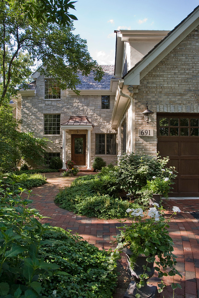 Highland Park Shade Garden and Patio Traditional Entry Chicago