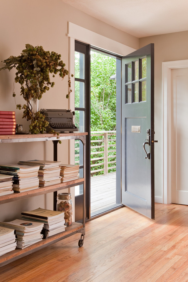 Entryway - transitional entryway idea in Other