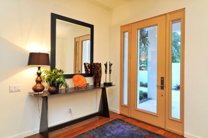 Minimalist entryway photo in Other