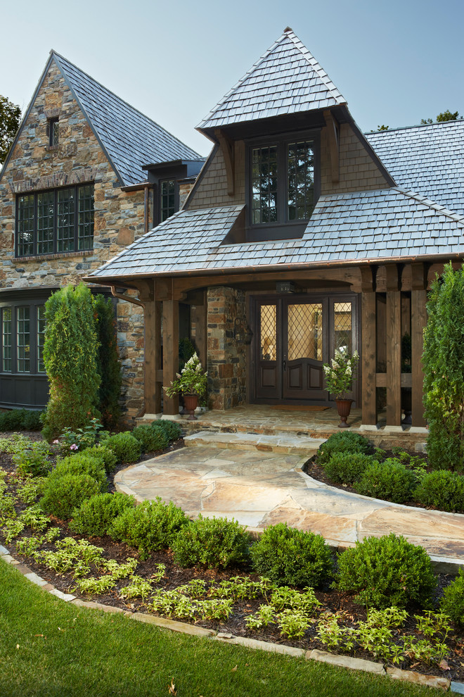 Design ideas for a traditional entrance in Minneapolis.