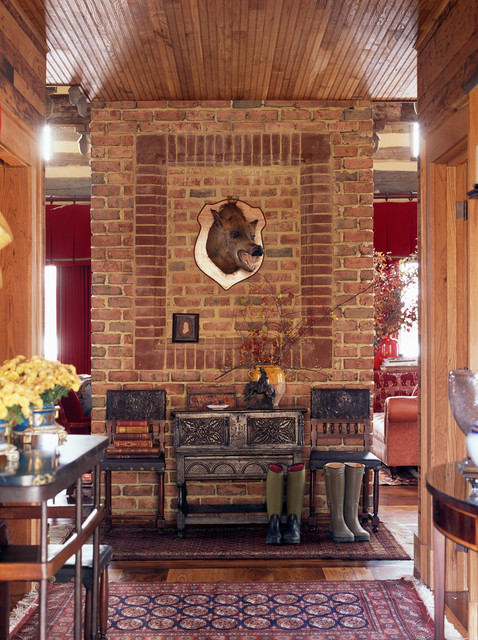 Hunting Lodge Oxford Maryland Rustic Entry Dc Metro By Johnson Berman Houzz