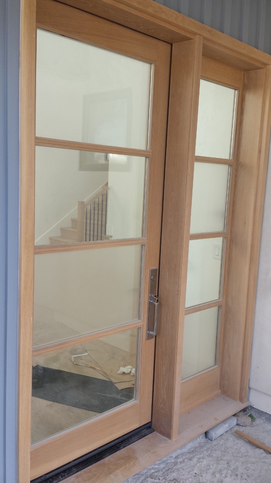 Industrex Rift White Oak Entry Door Modern Entry Los Angeles by