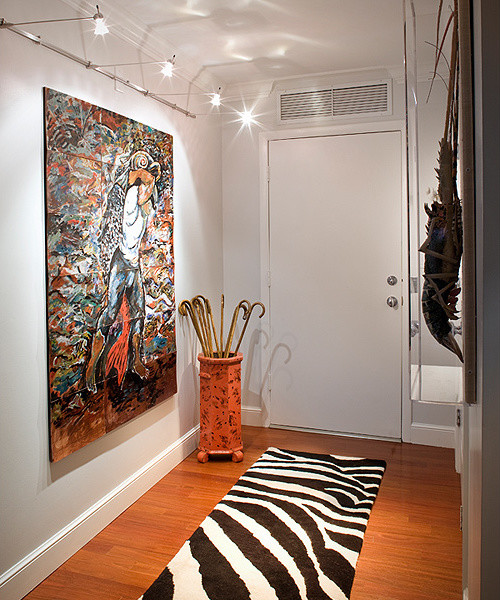 Inspiration for an eclectic entryway remodel in New York