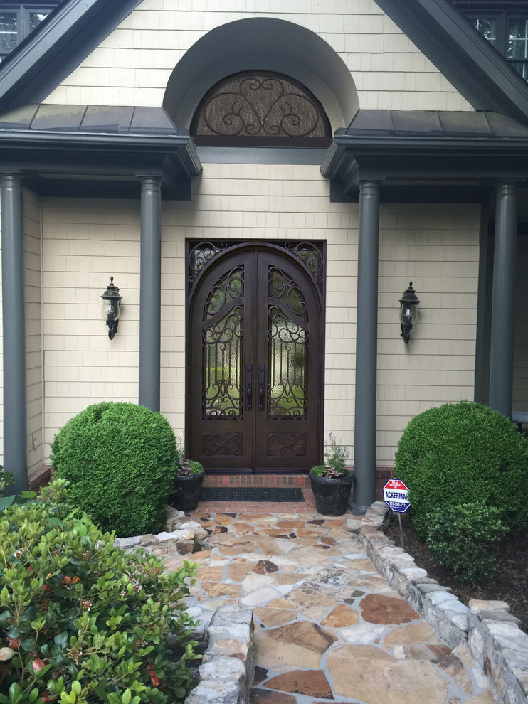 Iron Doors & Double Doors Transitional Entry Atlanta by