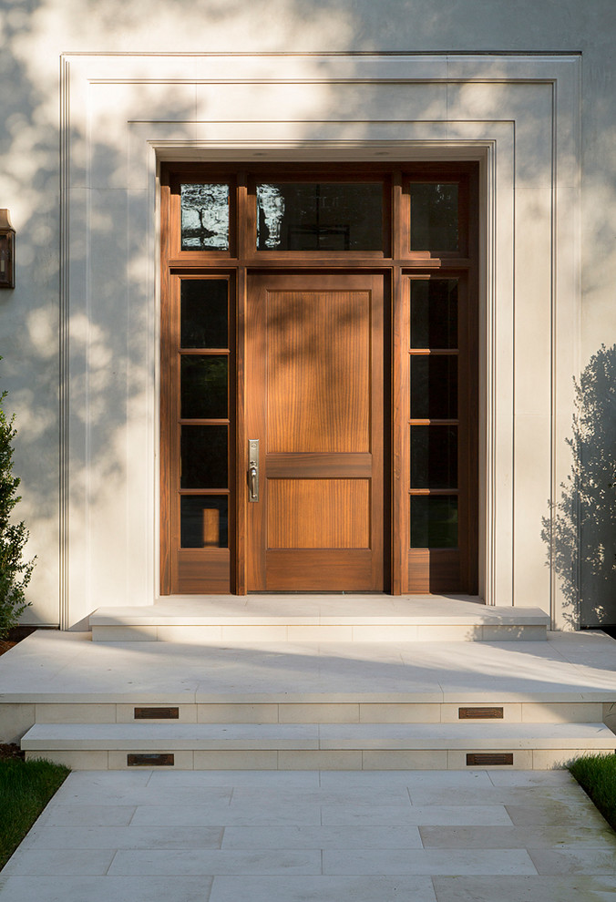 Design ideas for a traditional front door in San Francisco.