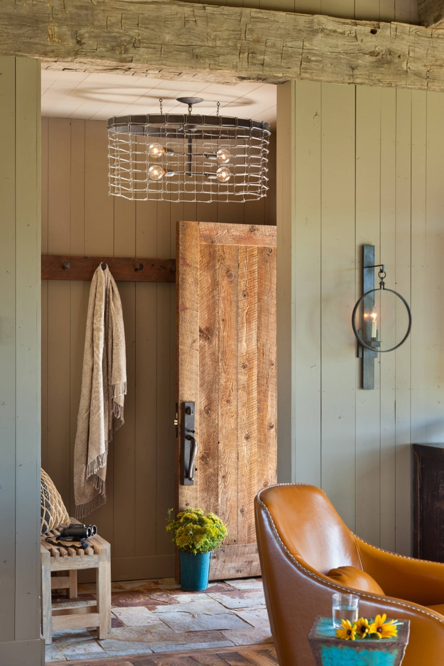 Wood beam entryway deals