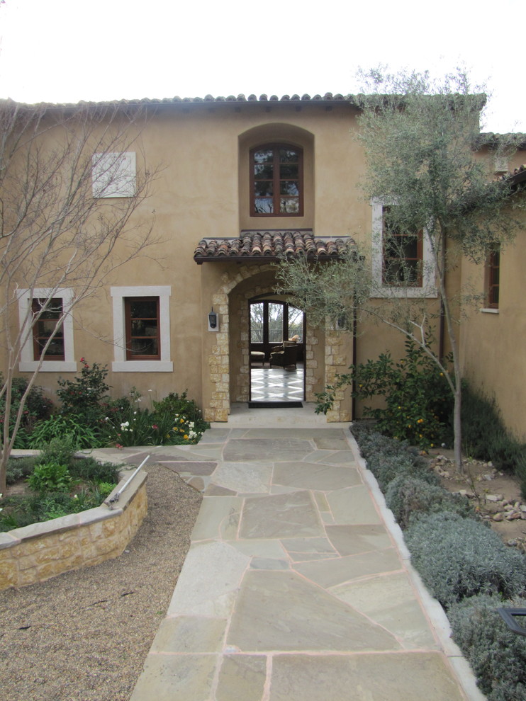 La Jolla Muirlands Estate Méditerranéen Entrée San Diego par