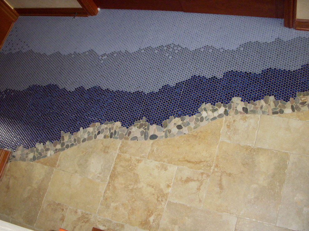 Lake house foyer Eclectic Entry Milwaukee by Dragonfly Tile & Stone Works, Inc. Houzz