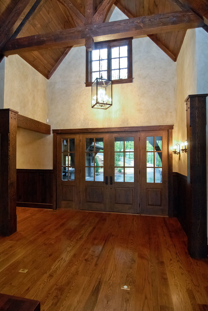 Lake Keowee Custom Home Build Rustic Entrance Other by Goodwin
