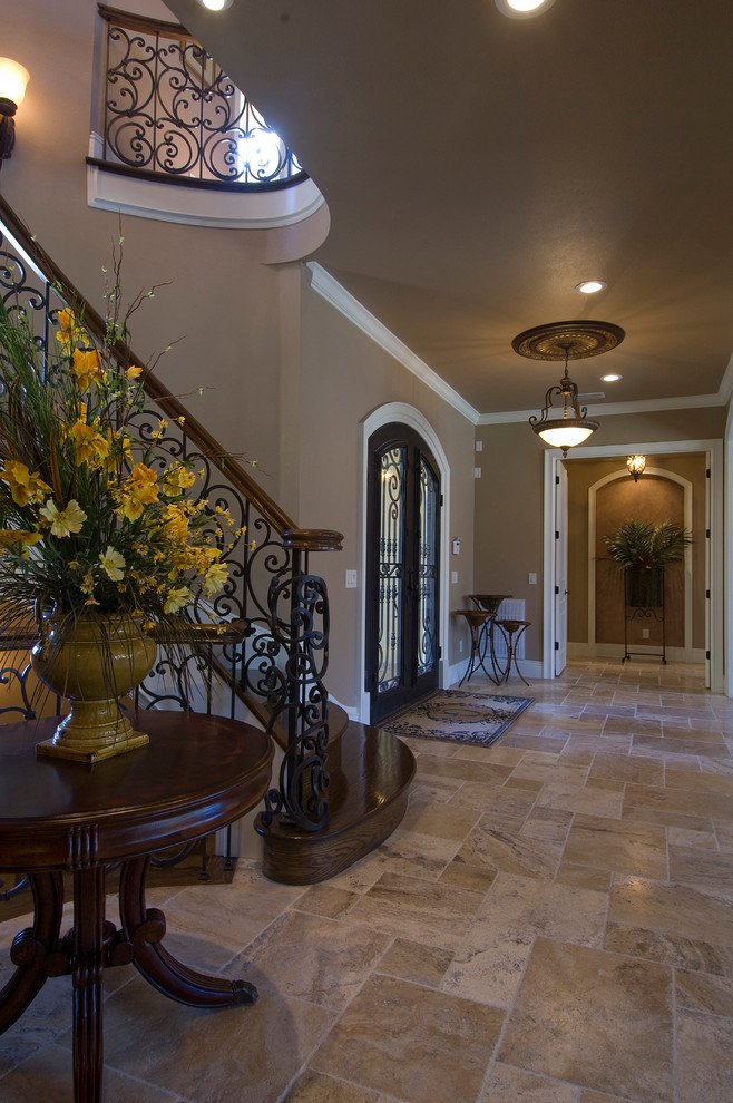 Inspiration for a timeless entryway remodel in Tampa