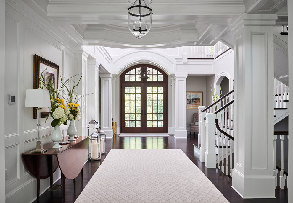 This is an example of a classic entrance in Other with feature lighting.