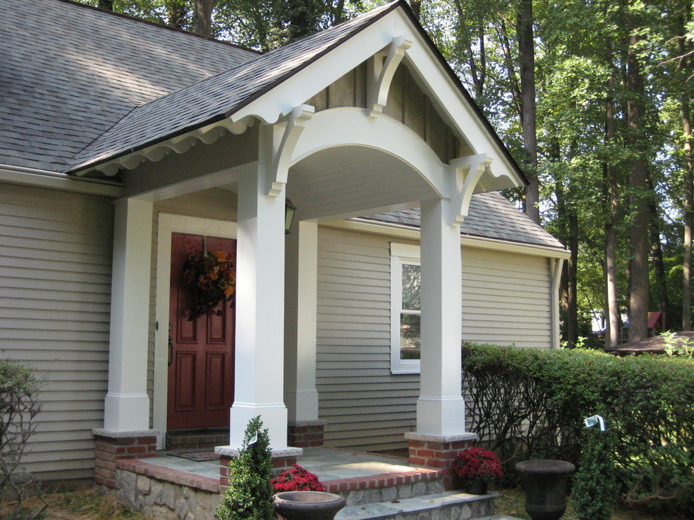Loudoun County New Front Portico & Walkway - Entry - DC Metro - by Town ...