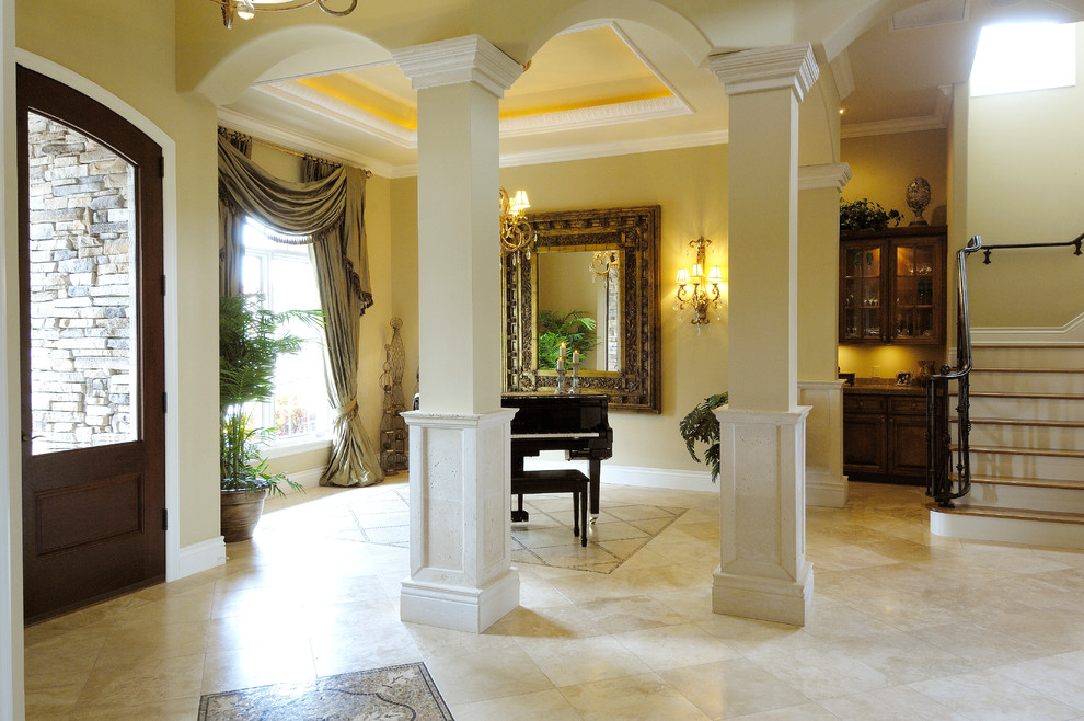 Photo of a large mediterranean entrance in Tampa.