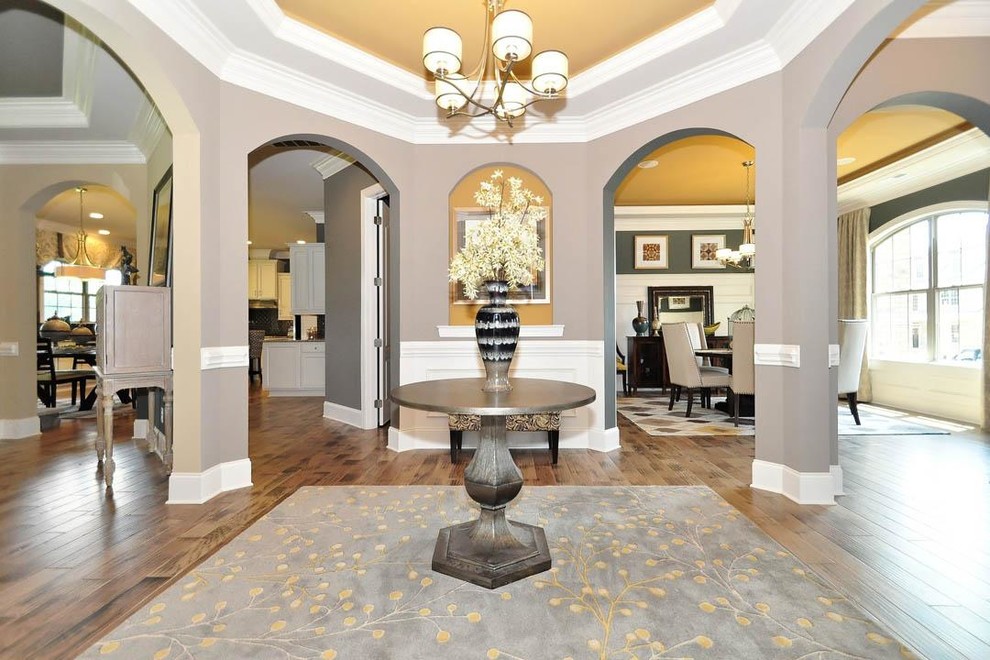 M/I Homes of Charlotte Cureton Biltmore Model Transitional Entry