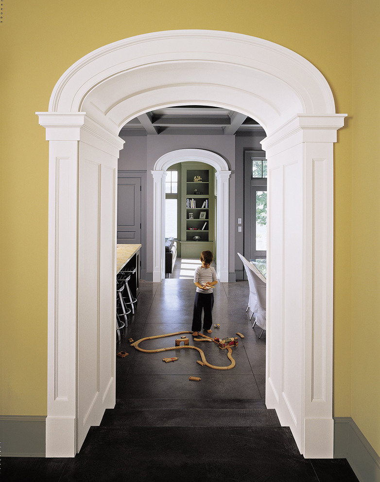 Inspiration for a timeless entryway remodel in Seattle