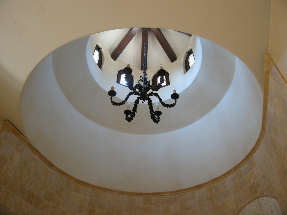 Inspiration for a mediterranean entryway remodel in Los Angeles