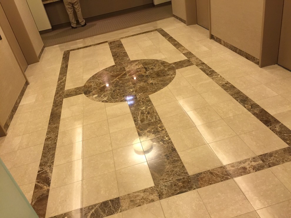 Marble Lobby Polishing - Transitional - Entry - Chicago - by CSI