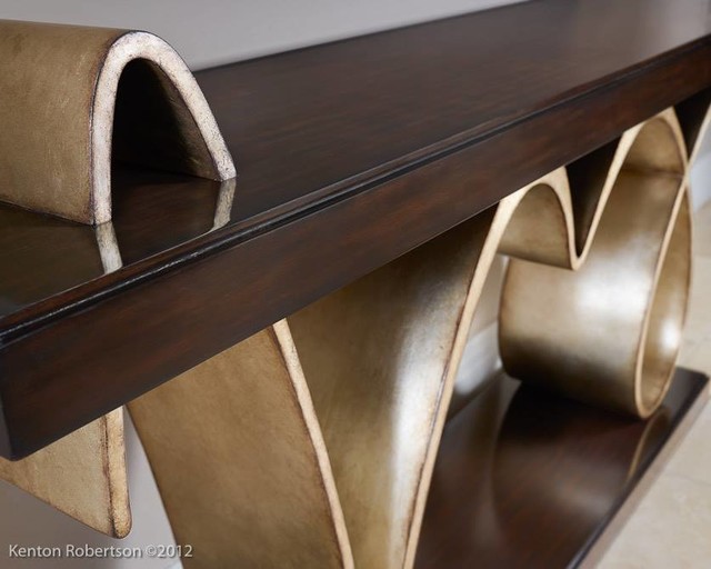 Marge Carson Bolero Console Contemporary Entrance Dallas by J. Douglas Design Houzz IE