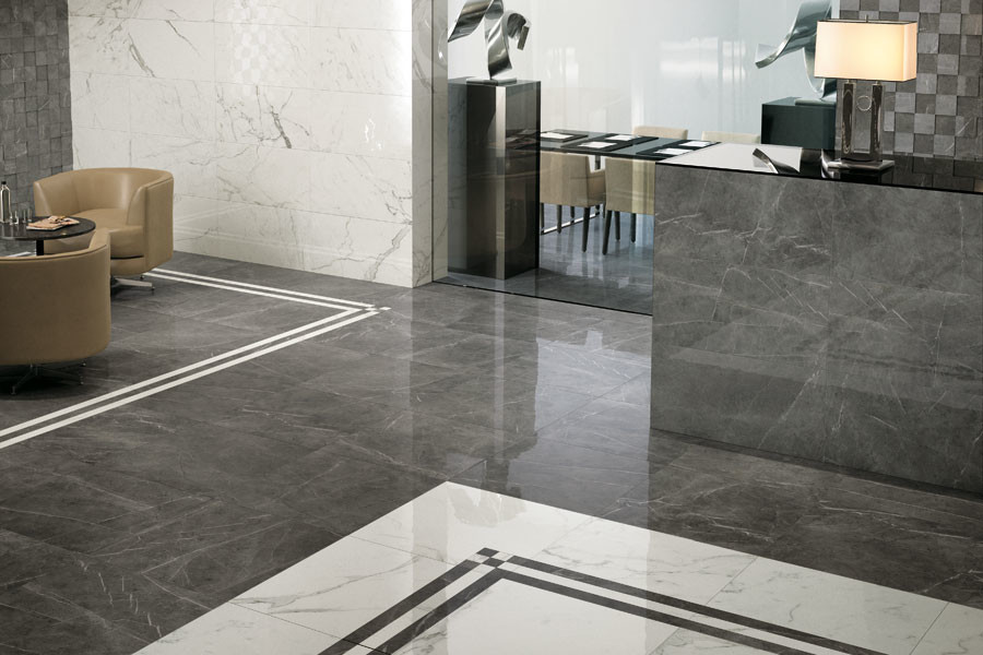 Marvel - Premium Italian Marble Look Porcelain Tiles - Contemporary - Entry  - Auckland - by Tile Space New Zealand | Houzz