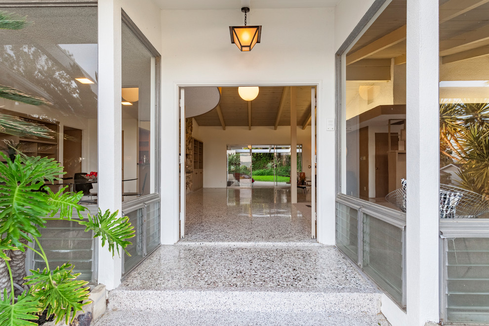 McAdams Mid Century Modern Home Midcentury Entry Los Angeles by Lydia DeMent Real Estate