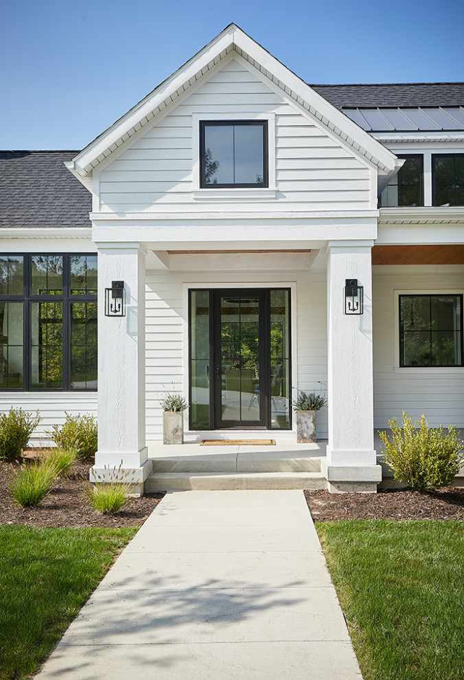 Meadow Crossing Modern Farmhouse - Entry - Grand Rapids - by 42 North ...