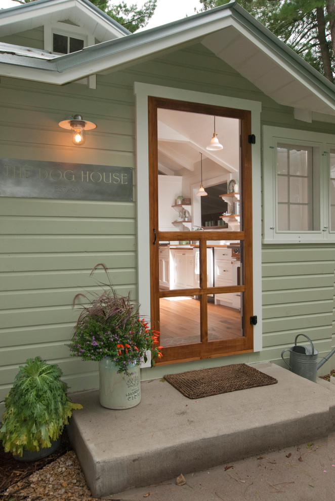 Miner Lake Cottage Remodel Beach Style Entry Other by