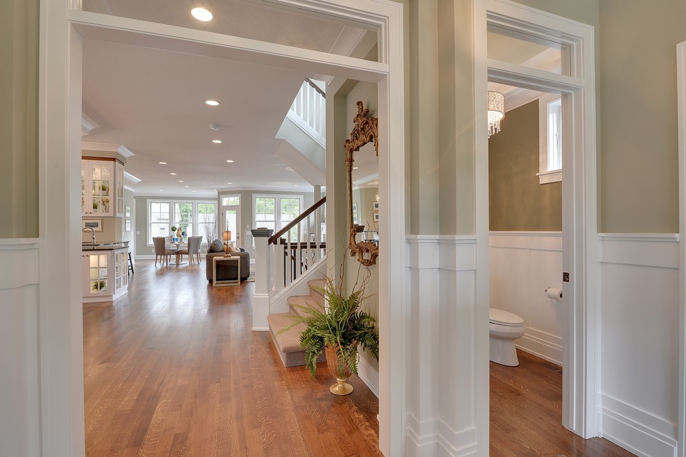 Minneapolis Custom Home Transitional Entry Minneapolis by AD??R