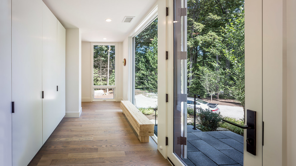 Modern Mudroom Modern Entry Boston by Cutting Edge Homes Inc