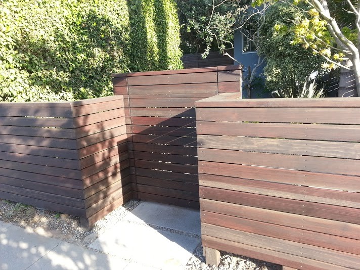 Modern Fencing Contemporary, Horizontal fences and More Contemporary Entry Los Angeles