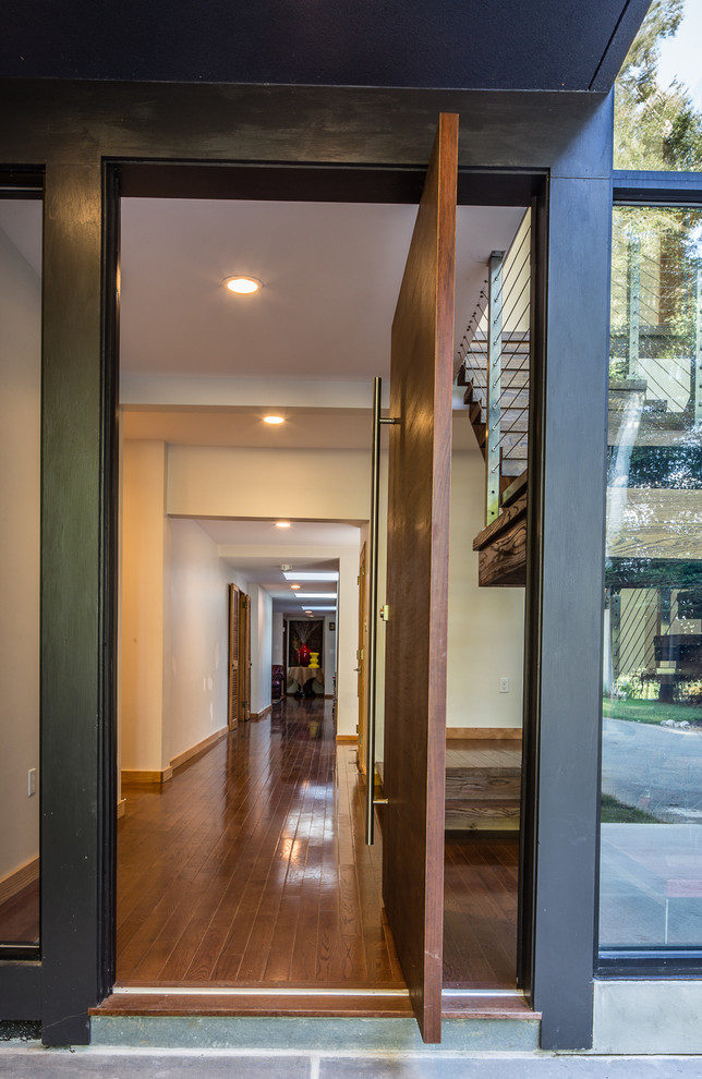 Inspiration for a modern entryway remodel in Philadelphia