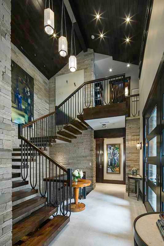 Inspiration for a contemporary entrance in Salt Lake City.