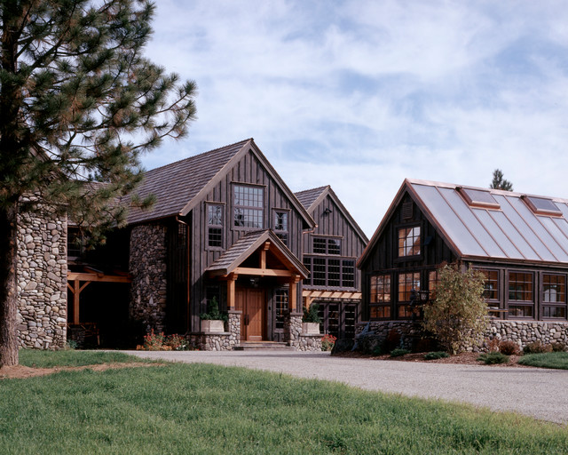 Mountain Home Living Rustic Entrance Other by Rocky Mountain