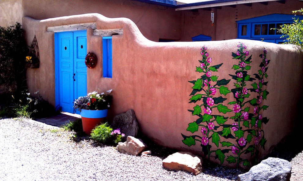 Design ideas for a contemporary entrance in Albuquerque.