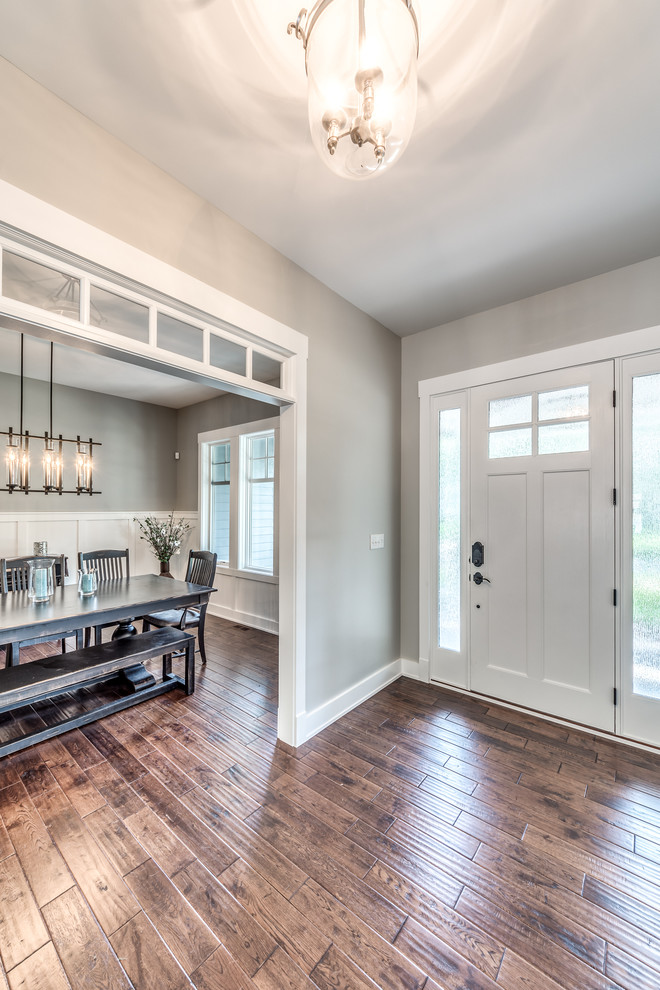 Naperville Custom Home Contemporary Entry Chicago by Redstart