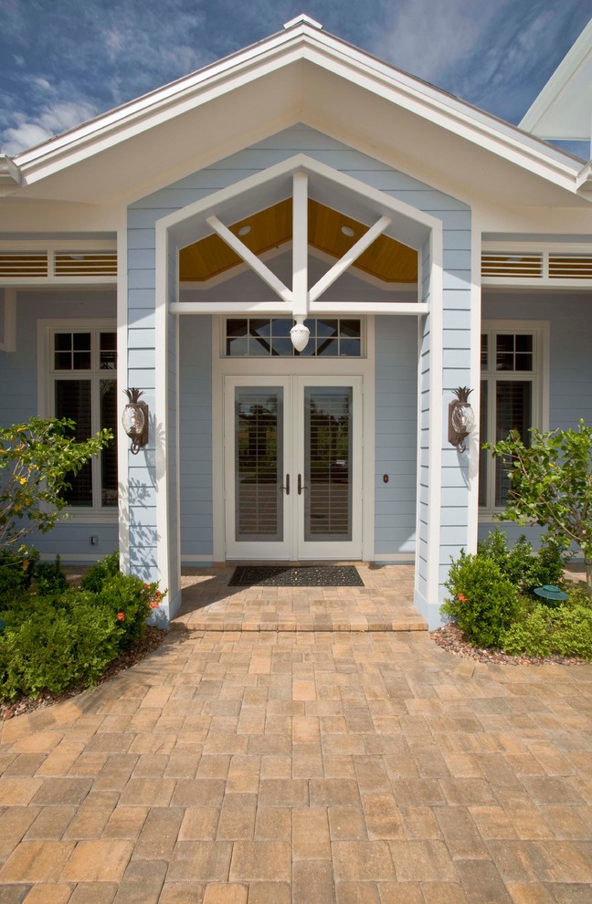 Naples Old Florida Beach Home Tropical Entry Miami by 41 West