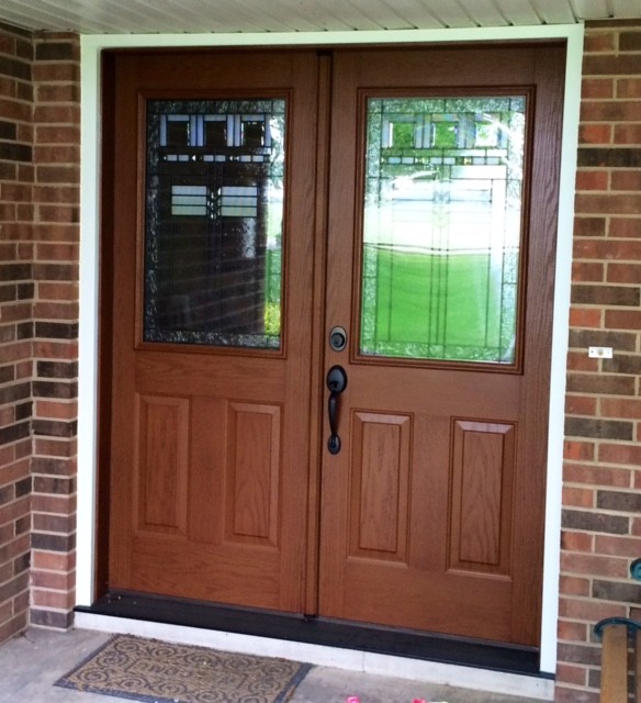 New Entry Door Updates Home's Exterior Entry Chicago by Cramer